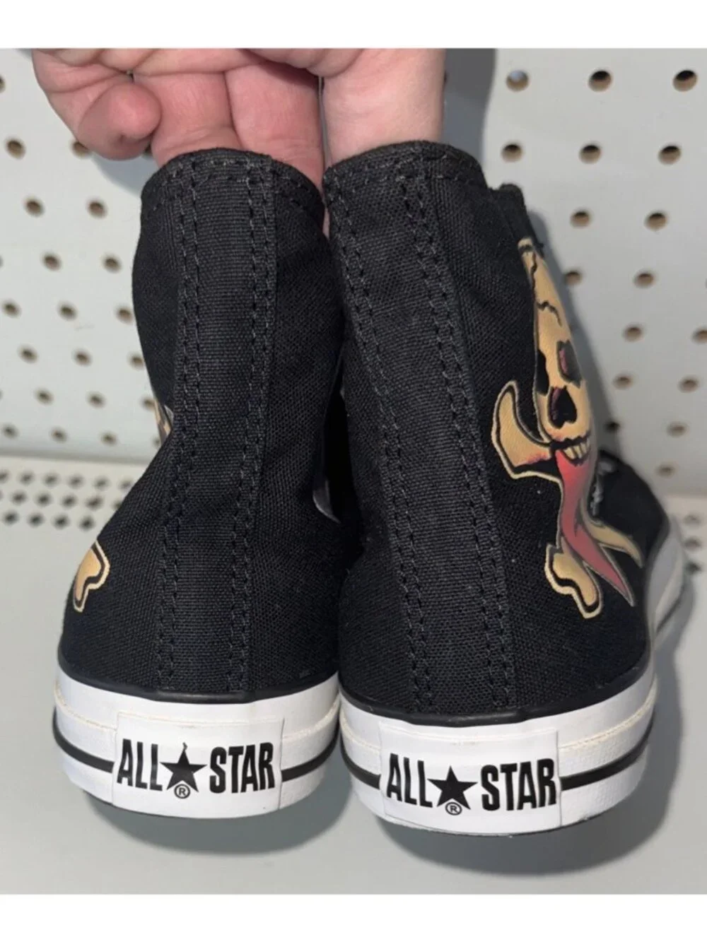 RARE Converse Chuck Taylor All Star Hi Sailor Jerry Mens Athletic Shoes Size 8.5